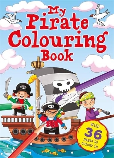 My pirate colouring book